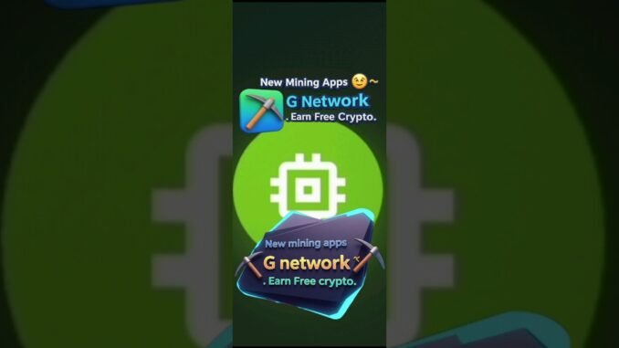 New mining apps. g network free Airdrop. free crypto . daily Crypto News . crypto news today.#crypto
