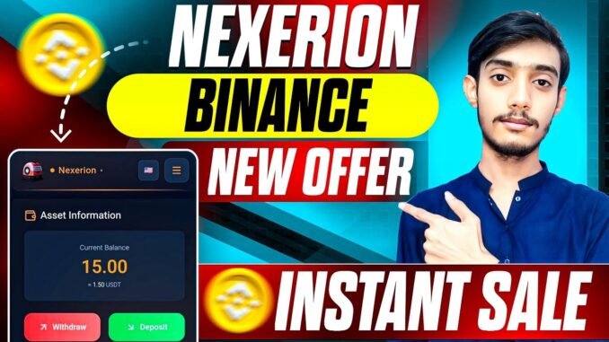 Nexerion Binance New Offer | Nexerion Airdrop Guide | Binance New Airdrop | Binance Web3 New Airdrop
