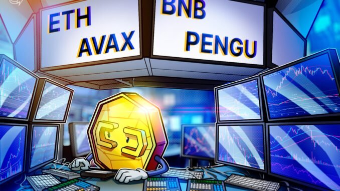 PENGU, ETH, AVAX, BNB May Lead Altcoin Rally If BTC Hits ATH