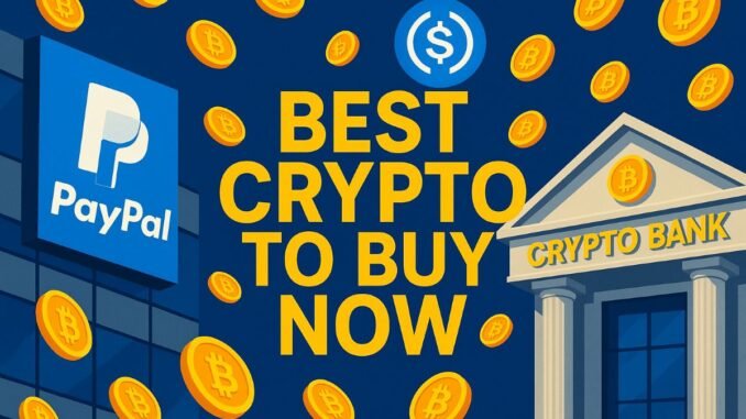 PayPal’s Peter Thiel Backs New Crypto Bank, Drives Interest in the Best Crypto to Buy Now
