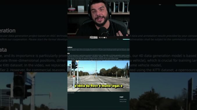 ROVR FAZ IMAGENS 3D DA RUA #WEB3 #ROVR #DEPIN