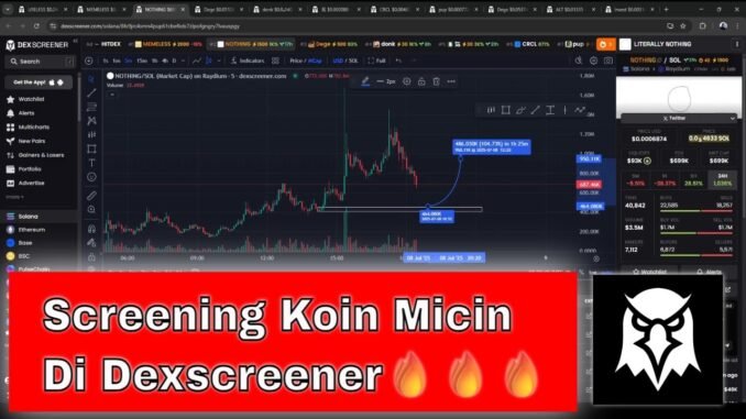 Screening Koin Micin Di Dexscreener | 36