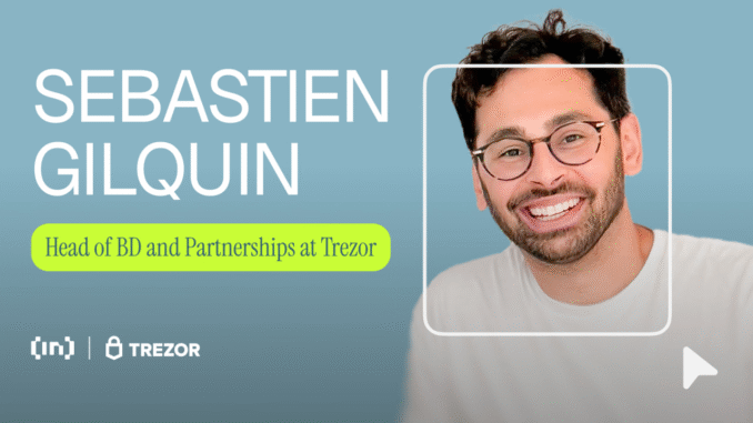 Why Self-Custody Shouldn’t Be Complicated: Trezor’s Vision With Sebastien Gilquin