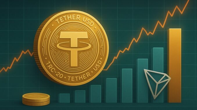 Tron Becomes USDT Powerhouse – 2025 Minting Already 38% Above Previous Records