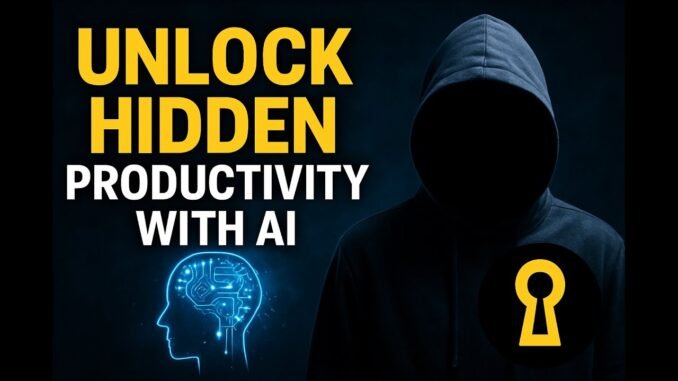 Unlock Hidden Productivity with AI: The Ultimate Guide to Working Smarter.