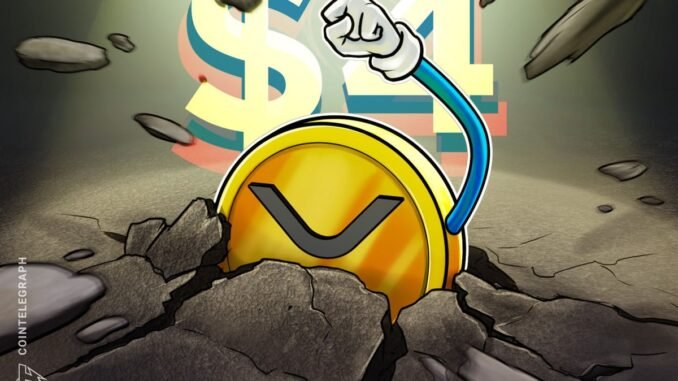 Uptick in XRP Whale Accumulation Could Catalyze Price Rally to $4