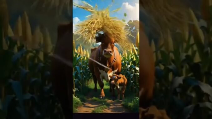 cow Farming for Beginners – Easy & Profitable! ai tons video,#shorts #video kid's #trending