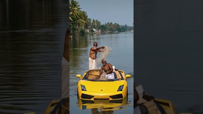 india is not for beginners. #aiart #fisherman #ytshorts #ai #lamborghini