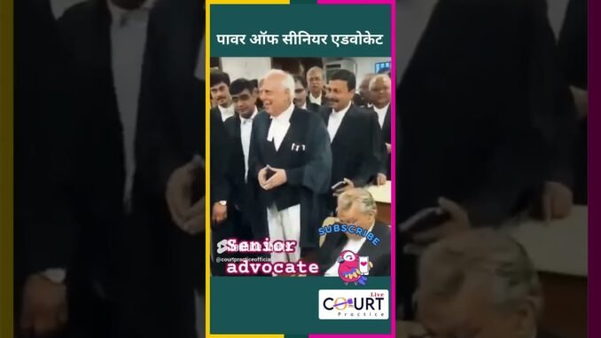 पावर ऑफ सीनियर एडवोकेट #funny #civiljudge #federalcourt #news #highcourtjudge #governmentbranch #ai