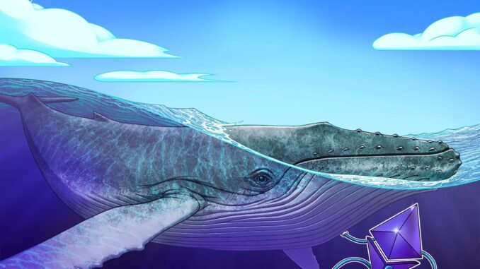 $11B Bitcoin Whale closes $450M ETH long, scoops up $108M spot Ether