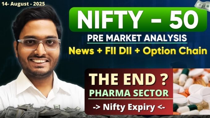 14 August Live Prediction Today | Nifty Bank nifty Option Trading Live Today| Live stock market news