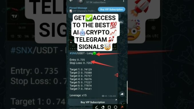 💰 24/7 AI Crypto Signals on Telegram 🚀 | Free + Premium #aitrading #crypto #telegram #coinsignals