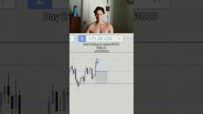 +71 Day 2 Trading with Ai #daytrading #daytrader #cryptotrading #forextrading #nasdaq