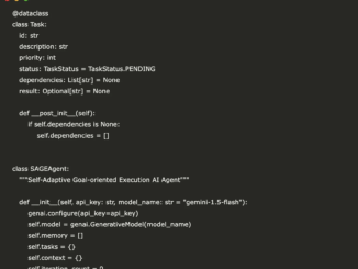 A Coding Implementation to Build a Self-Adaptive Goal-Oriented AI Agent Using Google Gemini and the SAGE Framework