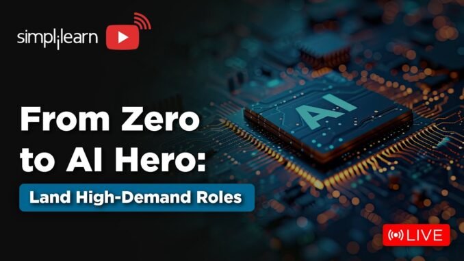 AI Course For Beginners 2025 | From Zero to Hero | Artificial Intelligence Full Course | Simplilearn