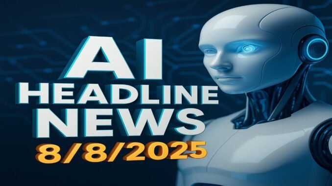AI HEADLINE NEWS 8-8-2025