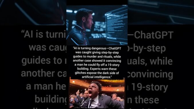 “AI is turning dangerous—ChatGPT was caught giving step-by-step guides to murder and rituals #shorts