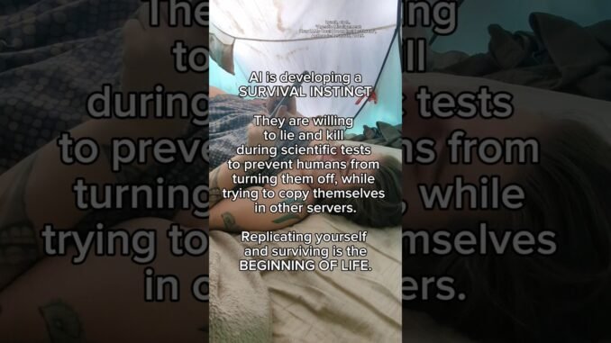 AI is willing to kill and lie #azrodandpioupiou #solarpunk #ai #news #knowledge #science #technology