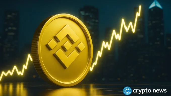 BNB nears breakout asmBNC buys $160M in BNB for treasury
