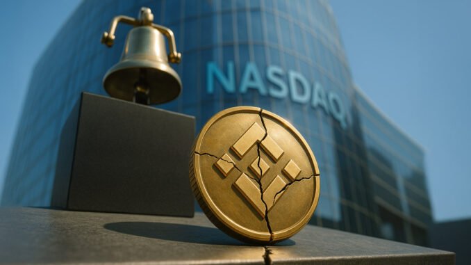 BNB treasury company faces delisting from Nasdaq on Aug. 21 BNB treasury company faces delisting from Nasdaq on Aug. 21