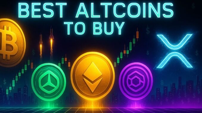 Best Altcoins to Buy Now as Ripple CEO Predicts $25T Crypto Market by 2030