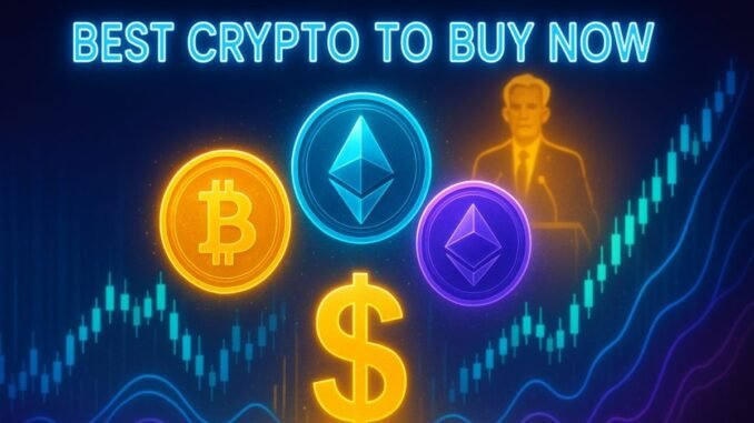 Best Crypto to Buy Now as FED Chair Jerome Powell FED Chair Jerome Powell Hints at September Rate Cut – Top 3 Cryptos to Buy Now