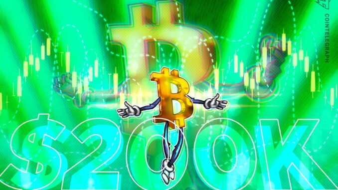 Bitcoin Model Maintains $200K Target in 2025