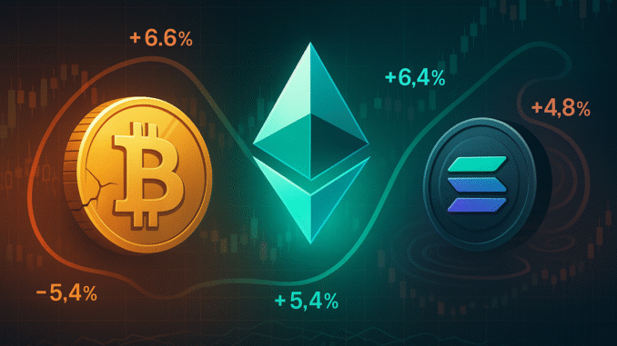 Bitcoin Vs Ethereum Vs Solana