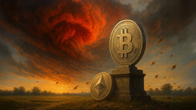 Bitcoin and Ethereum traders lean bearish for August