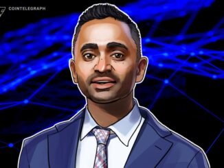 Bitcoiner Chamath Palihapitiya files for $250M SPAC Focused on DeFi, AI