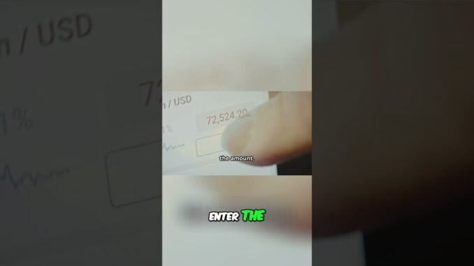 Buy Bitcoin: Easy Crypto Purchase Tutorial for Beginners #shorts