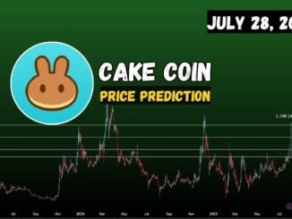Cake price prediction and solid pump?  PancakeSwap cake crypto July 28, 2025  #cakecoin