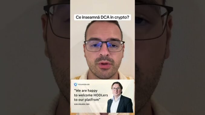 Ce înseamnă DCA în crypto? @youhodler #youhodler #trading #cryptocurrency