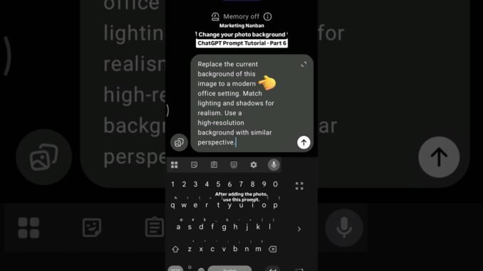 Change your photo background for free. ChatGPT Tutorial Part 6 | Tamil Marketing Nanban