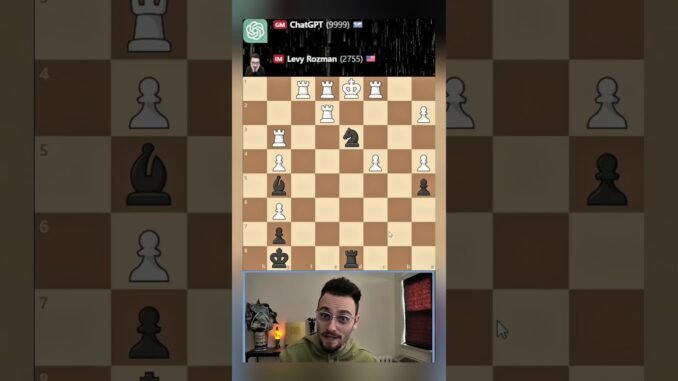 ChatGpt VS Levy:  Can LEVY Beat ChatGpt  ?!!  #chess #gothamchess