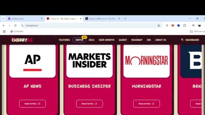 Cherry AI + Baishi AI: AI That Works While You Sleep! Crypto Space