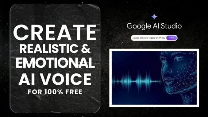 Create Realistic & Emotional Voiceovers for Free | No Cost Voice AI Guide