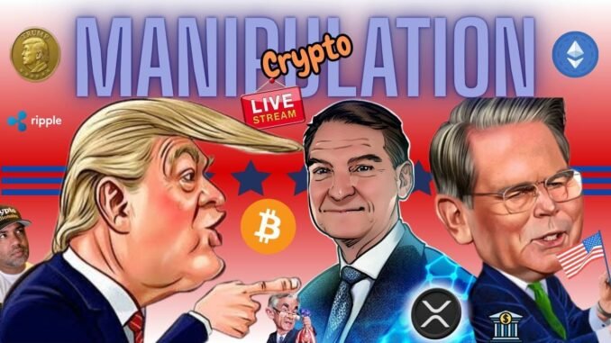 Crypto MANIPULATION.. ((LIVE)) Crypto News, XRP, BTC & MORE