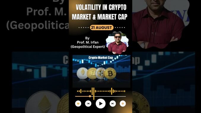 ⚡ Crypto Market Volatility Today | Market Cap Update 🚀 | Cryptoustad  #cryptonews #btc