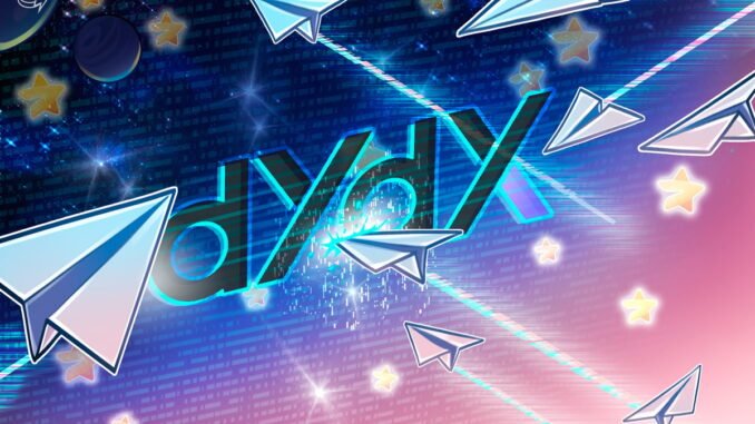 DYdX Shares Roadmap with Telegram Trading as Earnings Fall