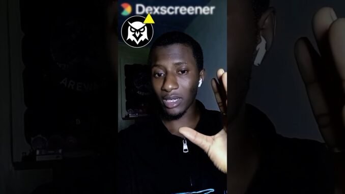 Dex-Screener  Ba Itace Abun Dogaroba Wurin Binciken Token #decentralised #dex #dextrading #trading