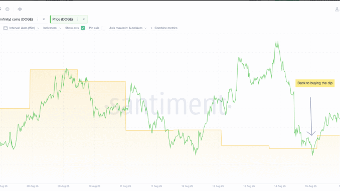 Dogecoin whales are buying the dip