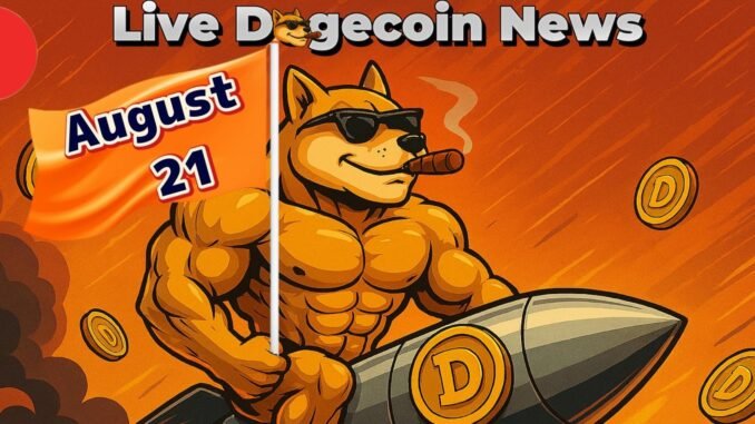 Dogecoin Price Analysis as Meme Coins Are Reviving, Whales Are Dogecoin Live News Today: Latest Insights for Doge Lovers (August 21)