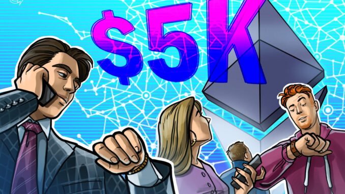 ETH Treks Toward $5K As Data Confirms Trend Change