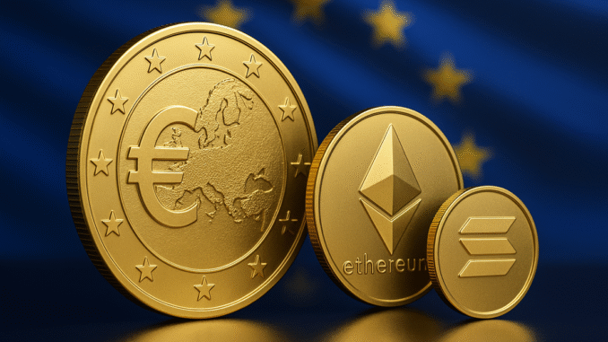 EU Eyes Ethereum Or Solana For Digital Euro Rollout: Report Ethereum Solana news digital Euro