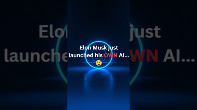 Elon Musk Just Launched Grok AI 🚨 | Better Than ChatGPT? #grok #ytshorts #trending #1million