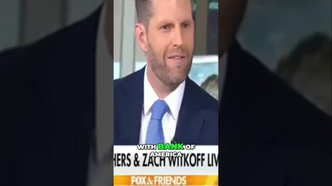 Eric Trump on Crypto: Why He Loves Cryptocurrency #shorts