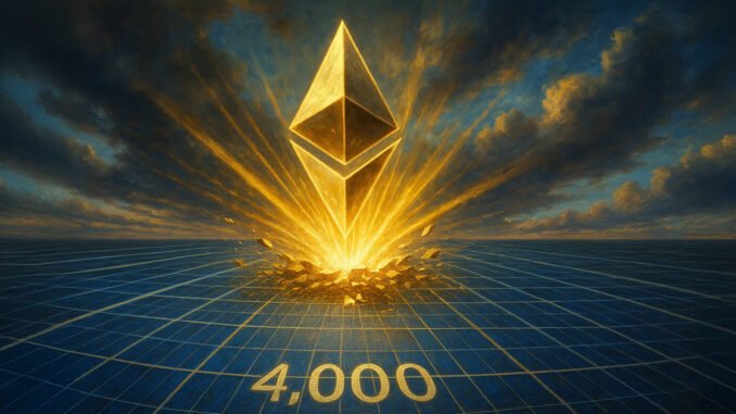 Ethereum soars past $4,000 as institutional demand spikes