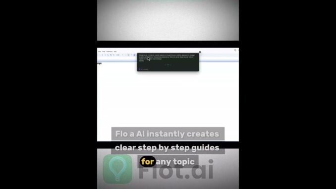 Flot.ai: Instantly Generate Step-by-Step Guides for Students #shorts