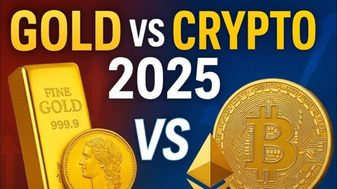 Gold vs Crypto 2025 🔥 Best Investment Guide | Bitcoin, Ethereum, Safe vs Risky Assets